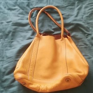 J Crew Yellow Leather Purse